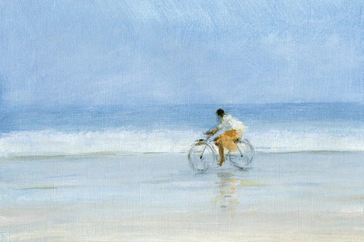 Boy On Bicycle by Lincoln Seligman wall art