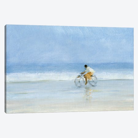 Boy On Bicycle Canvas Print #LIS45} by Lincoln Seligman Canvas Wall Art