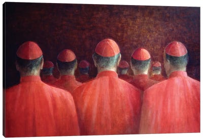 Cardinals, 2005 Canvas Art Print