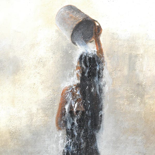 Lincoln Seligman: Girl Showering, 2015 by Lincoln Seligman