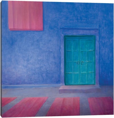 Green Door, Jodhpur, 2010 Canvas Art Print - Lincoln Seligman