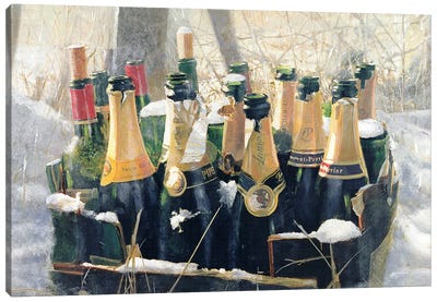Boxing Day Empties Canvas Art Print - Lincoln Seligman