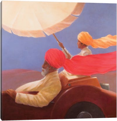 Maharaja At Speed, 2010 Canvas Art Print - Lincoln Seligman