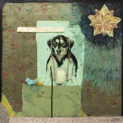 Open Book by Linda Mitchell metal wall art