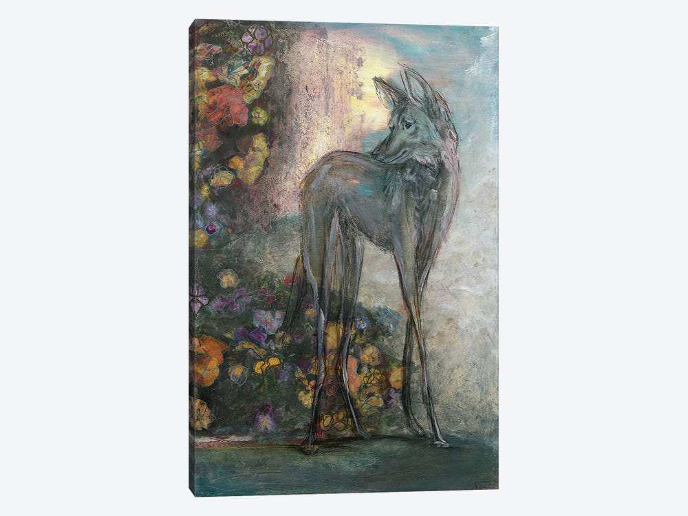 She Wolf by Linda Mitchell 1-piece Canvas Art Print