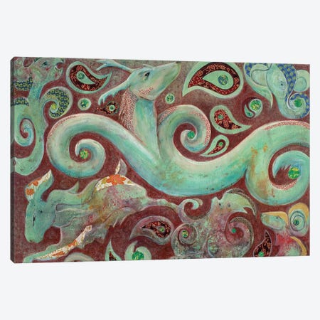 Magic Carpet Canvas Print #LIT1} by Linda Mitchell Art Print