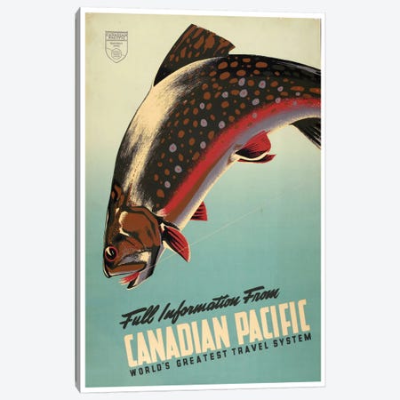 Full Information From Canadian Pacific: World's Greatest Travel System Canvas Print #LIV108} by Unknown Artist Canvas Print