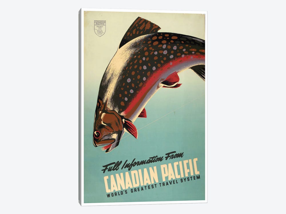 Full Information From Canadian Pacific: World's Greatest Travel System by Unknown Artist 1-piece Canvas Wall Art