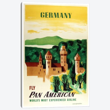Germany - Fly Pan American Canvas Print #LIV109} by Unknown Artist Canvas Print