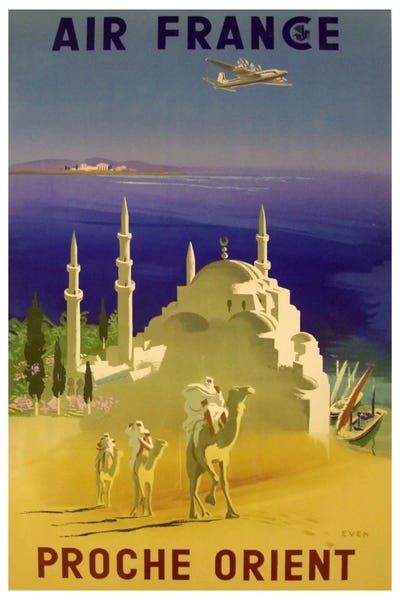 Camels: Air France - Proche Orient (Near East) II by Unknown Artist