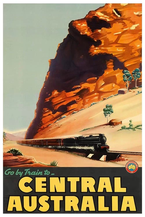 Go By Train To Central Australia