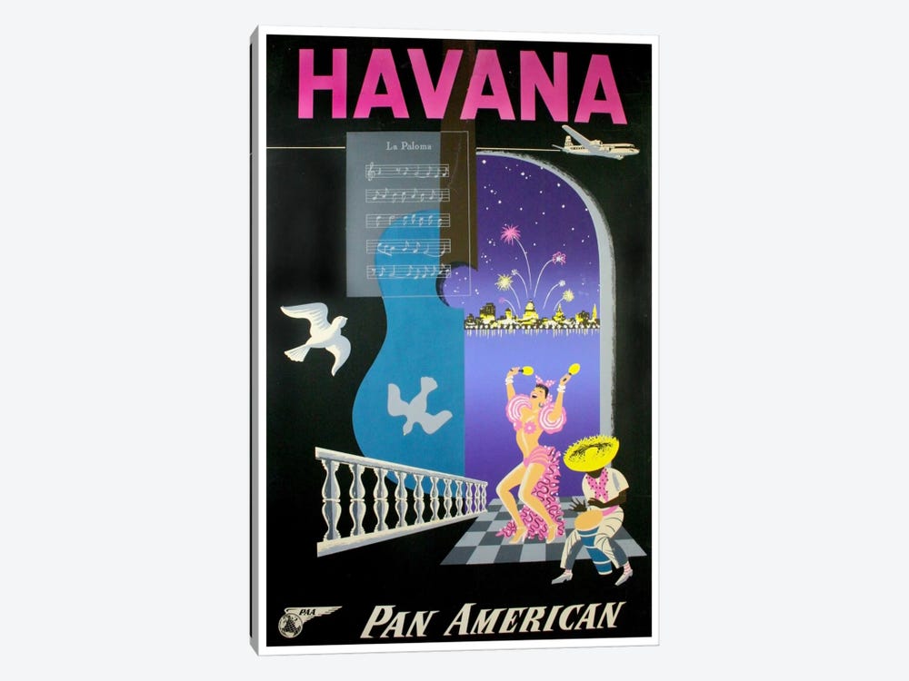 Havana - Pan American by Unknown Artist 1-piece Canvas Wall Art