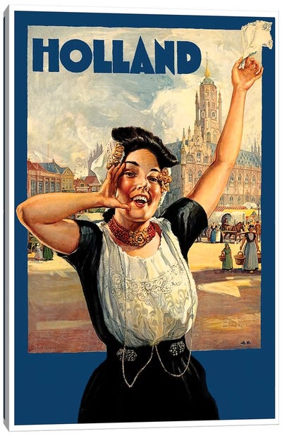 Holland I Canvas Art Print - Vintage Travel Posters