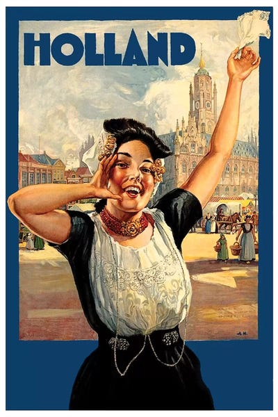 Vintage Travel Posters: Holland I by Unknown Artist