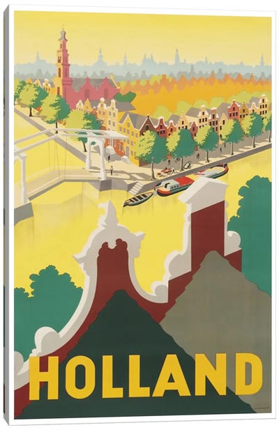Holland II Canvas Art Print - Vintage Travel Posters