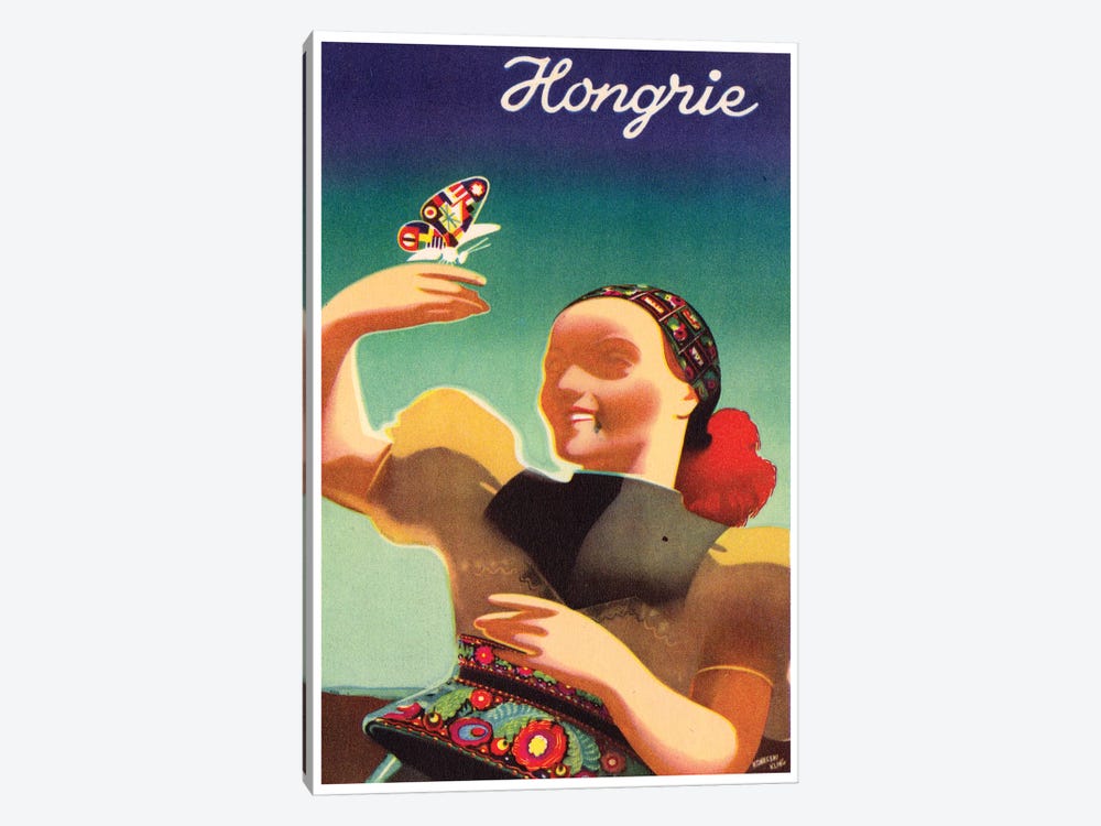 Hongrie (Hungary) by Unknown Artist 1-piece Canvas Art Print