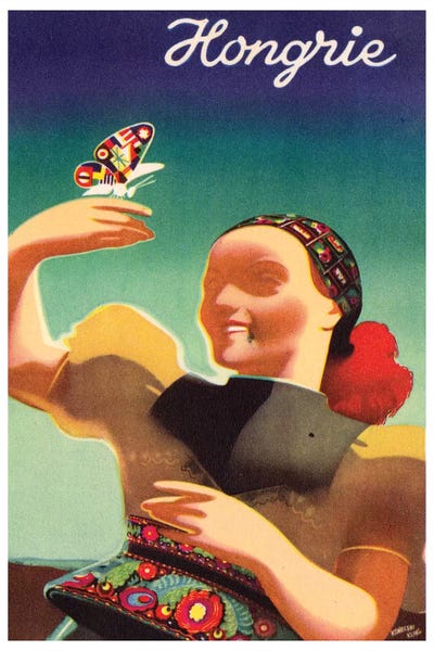 Vintage Travel Posters: Hongrie (Hungary) by Unknown Artist