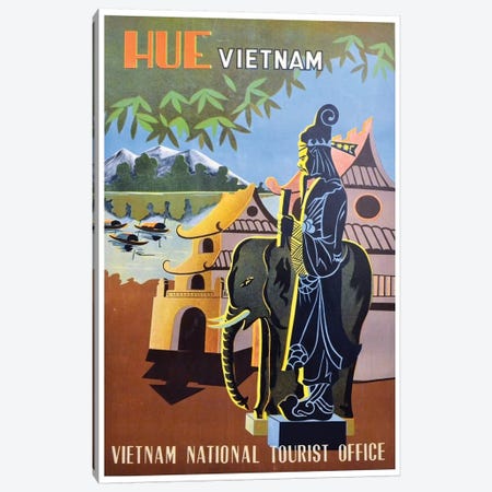 Hue, Vietnam: Vietnam National Tourist Office Canvas Print #LIV137} by Unknown Artist Art Print