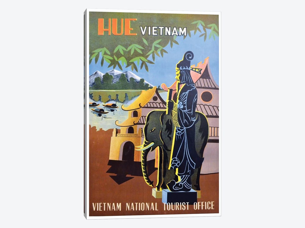Hue, Vietnam: Vietnam National Tourist Office by Unknown Artist 1-piece Canvas Wall Art
