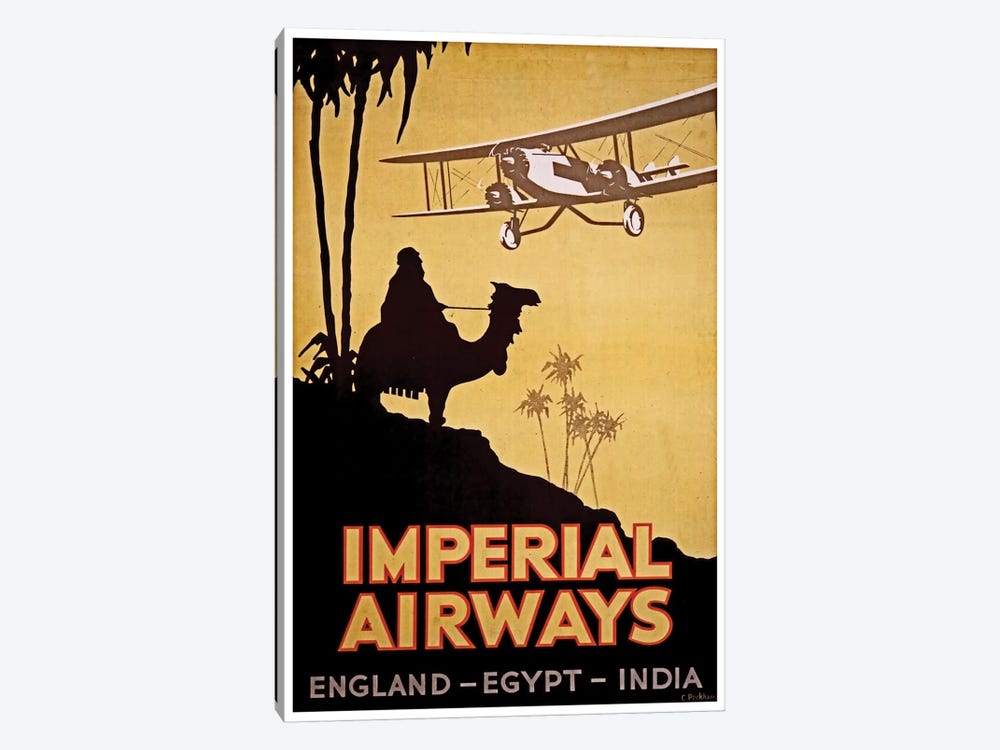 Imperial Airways: England, Egypt, India by Unknown Artist 1-piece Canvas Wall Art
