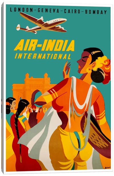 Air-India International Canvas Art Print - Airplane Art