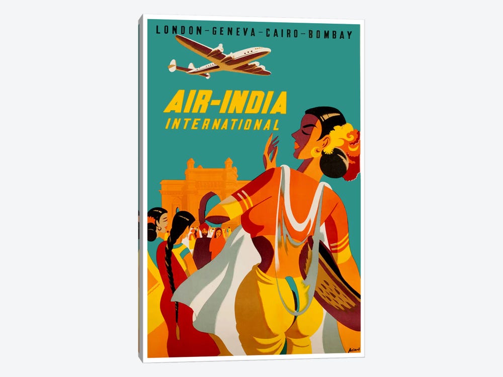 Air-India International by Unknown Artist 1-piece Canvas Wall Art