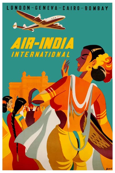 India: Air-India International by Unknown Artist