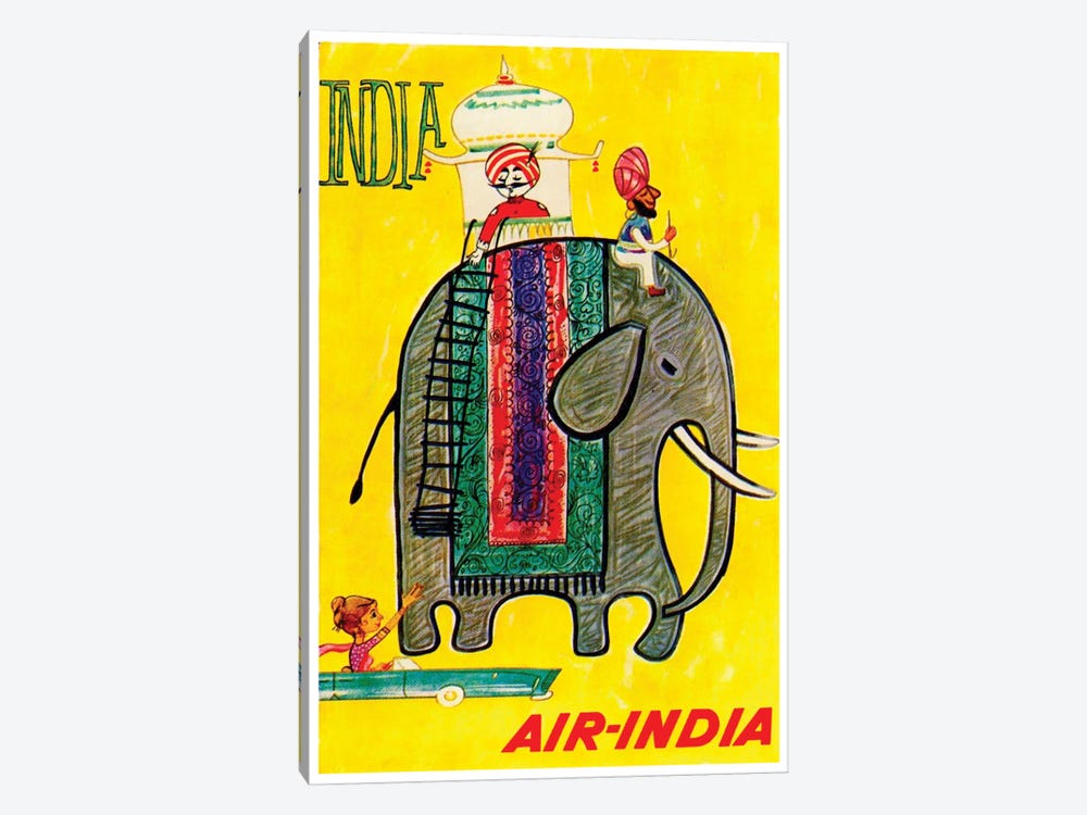 India - Air-India by Unknown Artist 1-piece Canvas Art