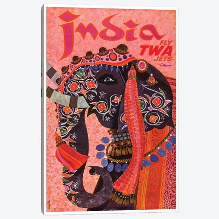 India - TWA II Canvas Print #LIV143} by Unknown Artist Art Print