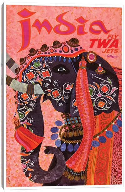 India - TWA II Canvas Art Print - India Art