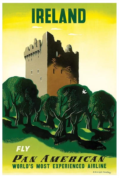 Grandpa Chic: Ireland - Fly Pan American by Unknown Artist