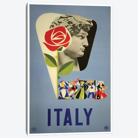 Italy I Canvas Print #LIV151} by Unknown Artist Canvas Wall Art