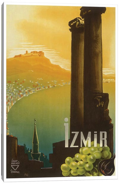 Izmir, Turkey Canvas Art Print - Vintage Travel Posters