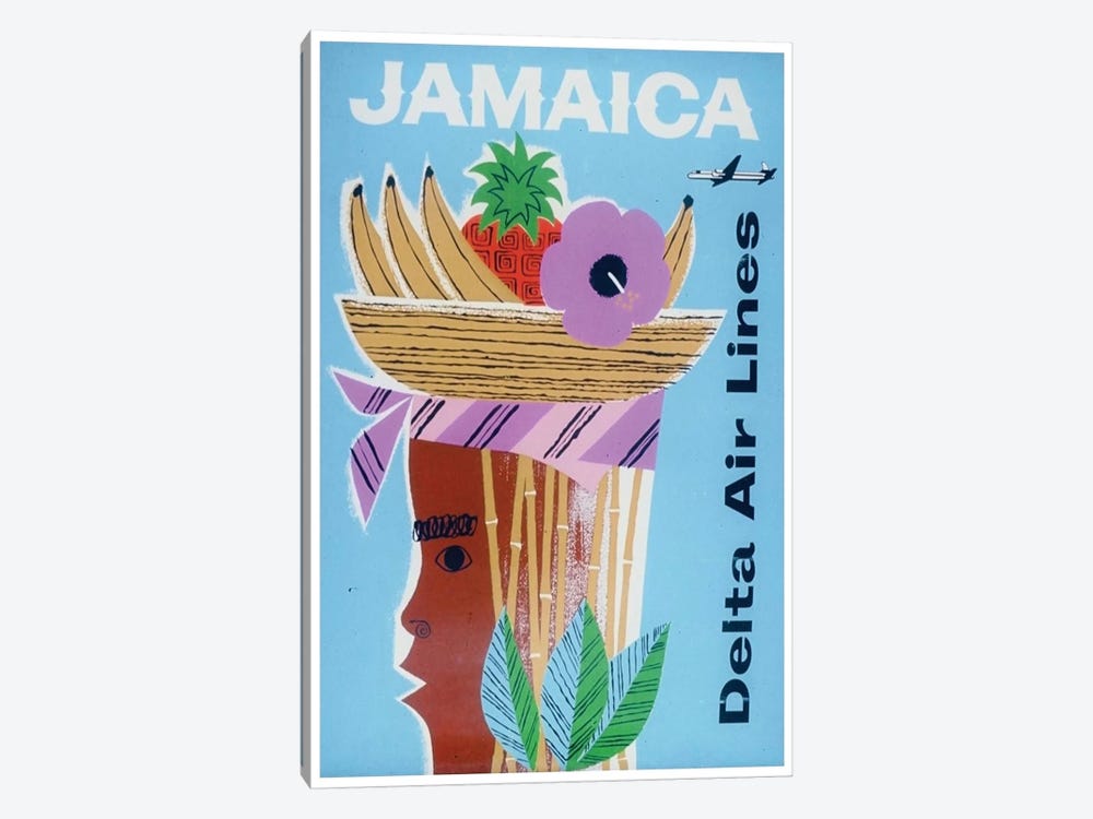 Jamaica - Delta Air Lines by Unknown Artist 1-piece Canvas Art