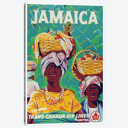 Jamaica - Trans-Canada Air Lines Canvas Print #LIV156} by Unknown Artist Art Print