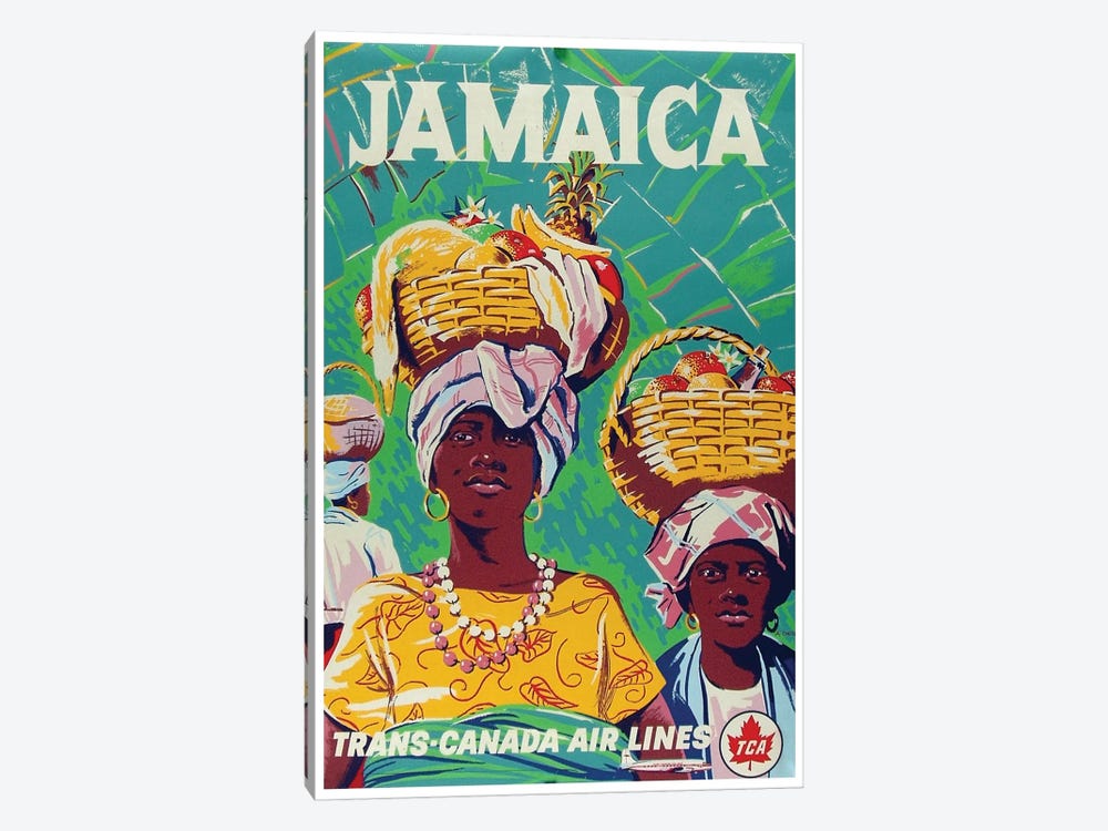 Jamaica - Trans-Canada Air Lines by Unknown Artist 1-piece Canvas Art Print