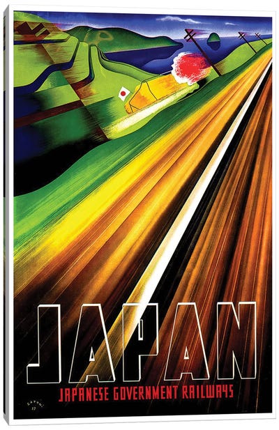 Japan - Japanese Government Railways Canvas Art Print - Travel Posters