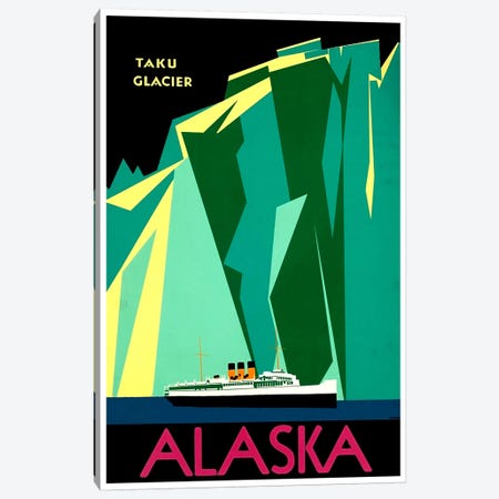 Alaska - Taku Glacier Canvas Print #LIV15} by Unknown Artist Canvas Artwork