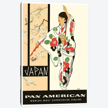 Japan - Pan American Canvas Print #LIV161} by Unknown Artist Art Print