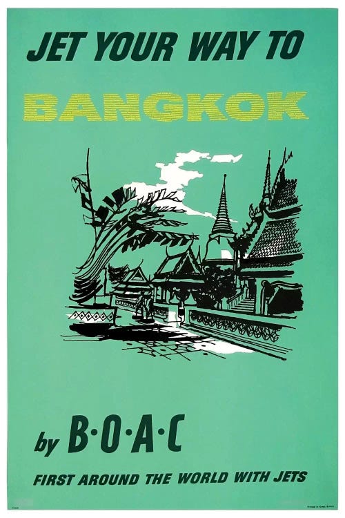 Jet Your Way To Bangkok By BOAC