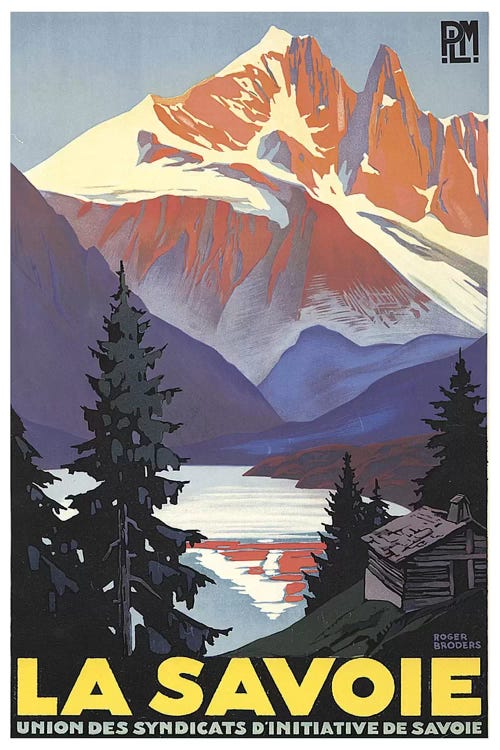La Savoie (French Alps) by Unknown Artist wall art