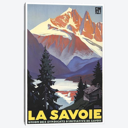 La Savoie (French Alps) Canvas Print #LIV176} by Unknown Artist Canvas Art Print