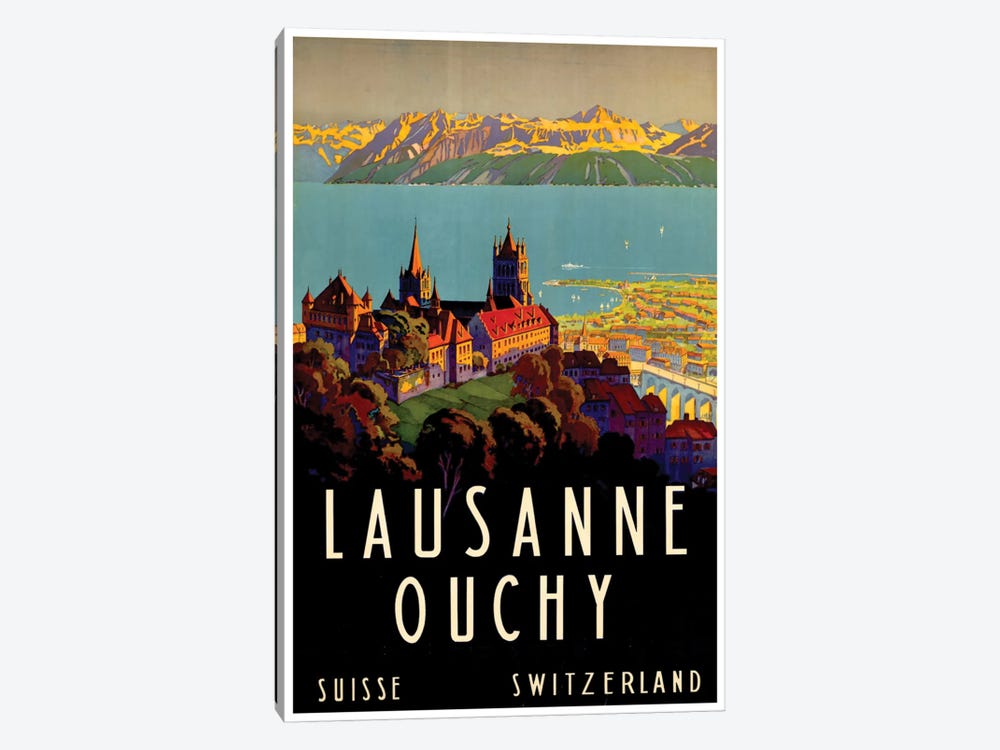 Lausanne-Ouchy, Switzerland II by Unknown Artist 1-piece Canvas Wall Art