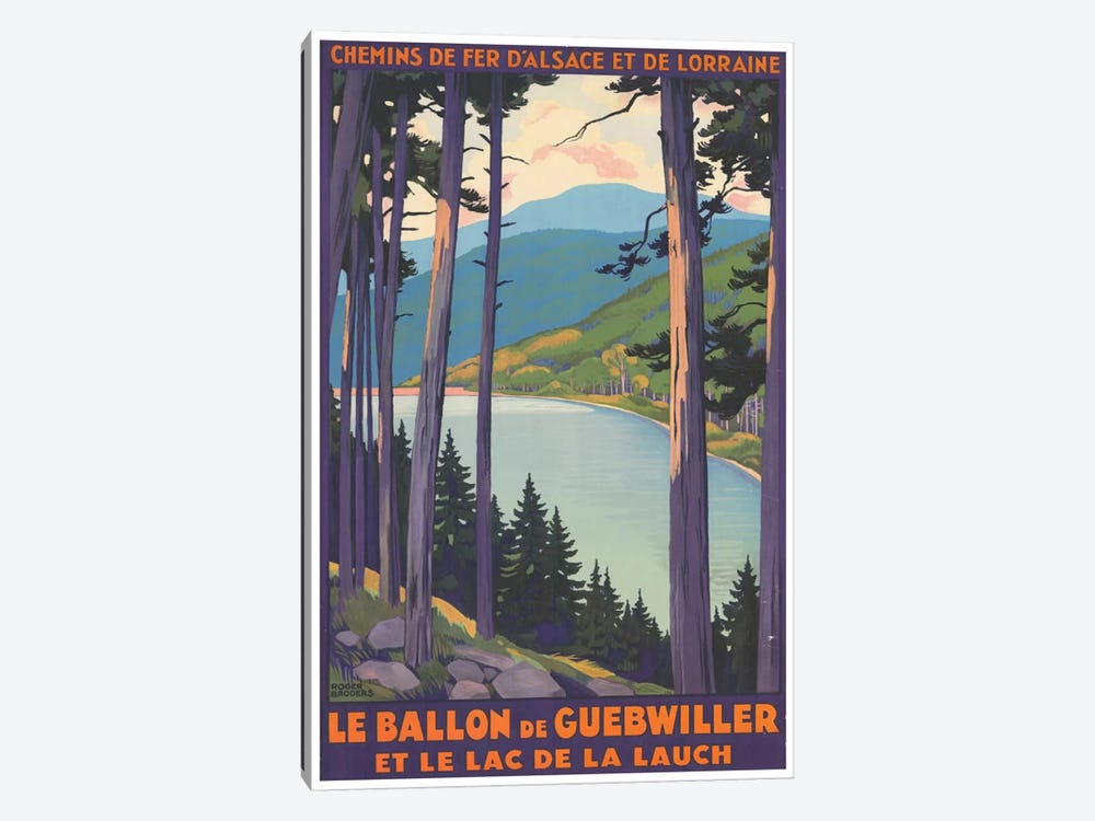 Le Ballon de Guebwiller by Unknown Artist 1-piece Canvas Art Print