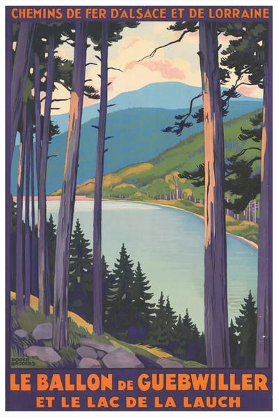 Vintage Travel Posters: Le Ballon de Guebwiller by Unknown Artist