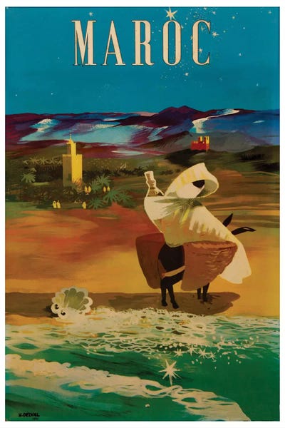 Vintage Travel Posters: Le Maroc (Morocco) II by Unknown Artist