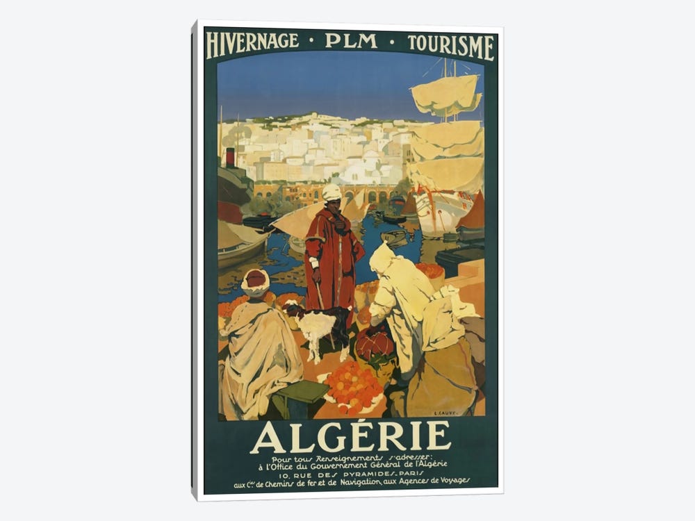 Algeria: Tourism by Unknown Artist 1-piece Art Print