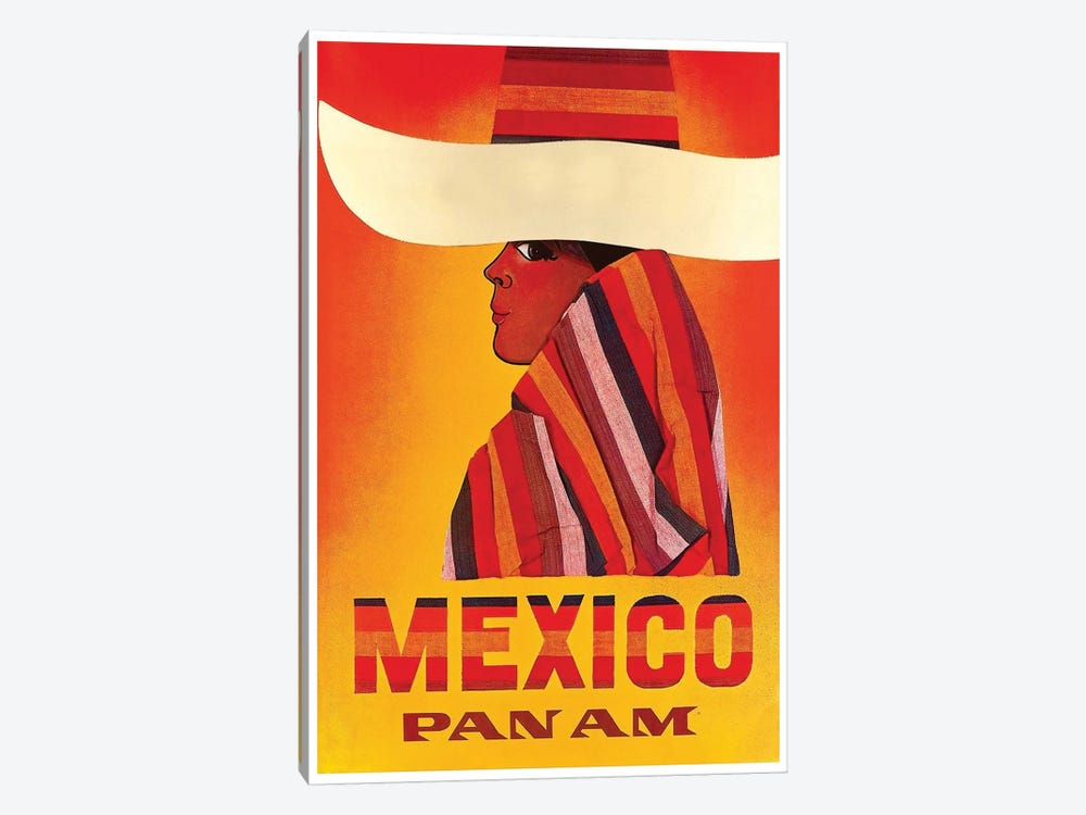 Mexico - Pan American I by Unknown Artist 1-piece Canvas Print