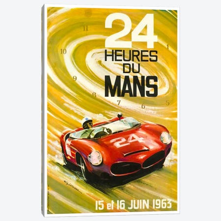 24 Heures du Mans I Canvas Print #LIV1} by Unknown Artist Canvas Art Print