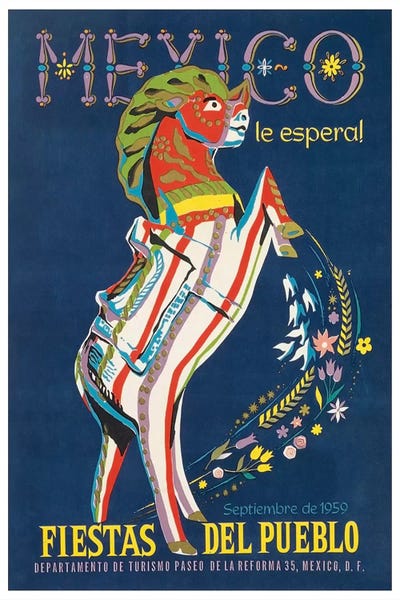 Mexico: Mexico le Espera! Fiestas del Pueblo, Septiembre de 1959 by Unknown Artist